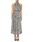 ABITO FIOCCO LEOPARD