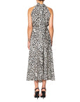 ABITO FIOCCO LEOPARD