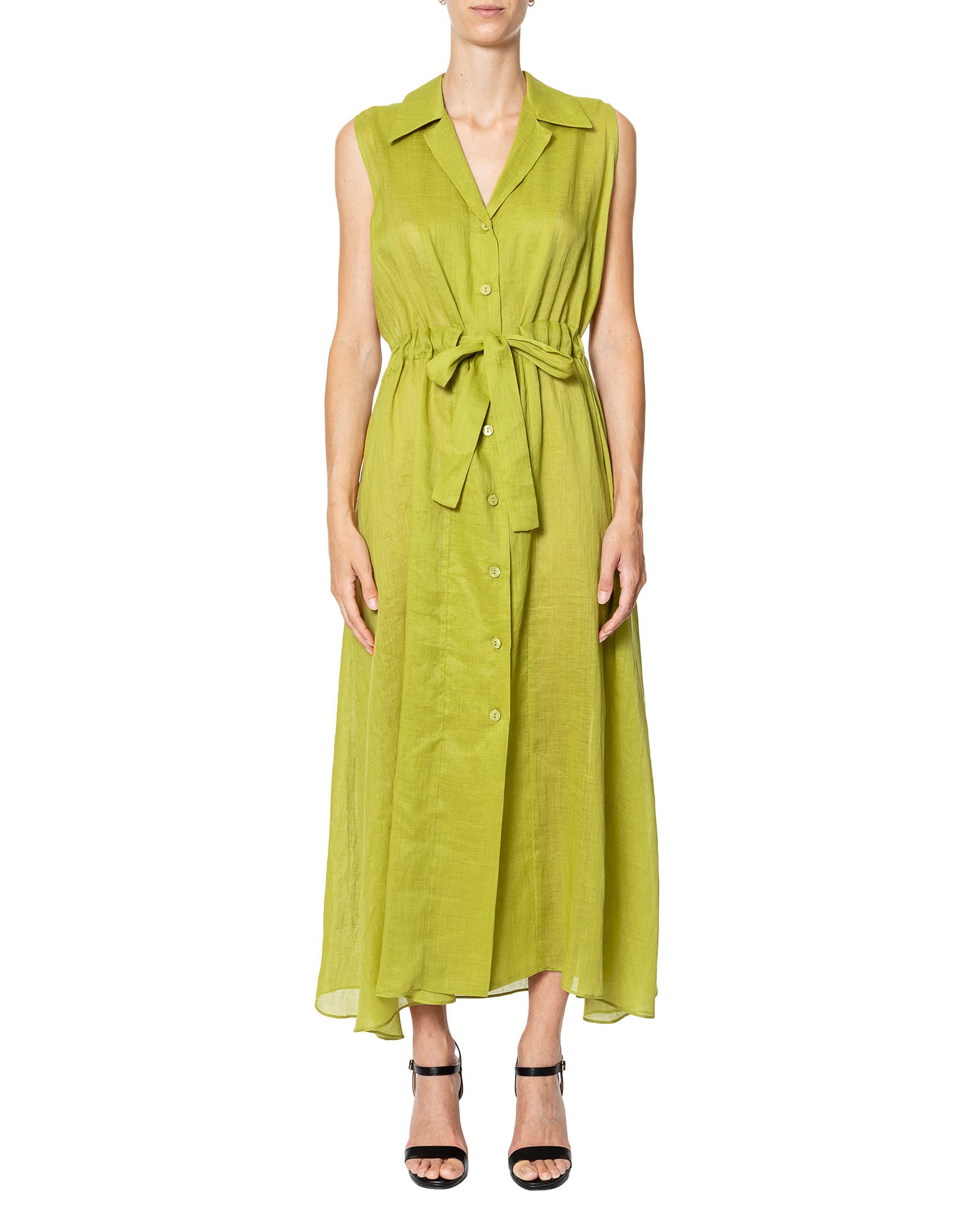 Linen Gauze Chemisier Dress