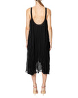 Midi Dress Plisse Chiffon