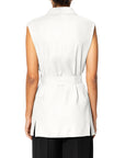 GILET OVER LINO/VISCOSA