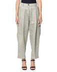 PANTA CARROT LINO LUREX