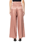 Diagonal Satin Palazzo Trousers