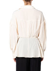 CAMICIA INCROCIATA CREPE VISCOSA