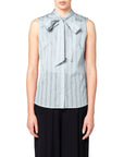 CAMICIA FIOCCO POP RIGATO
