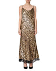 SLIP DRESS LEOPARDO