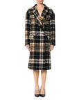CAPPOTTO CHECK NERO