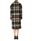 CAPPOTTO CHECK NERO