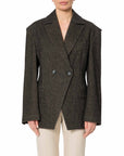 GIACCA OVER TWEED