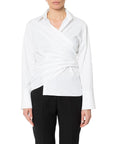 CAMICIA INCROCIATA POPELINE