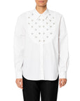 CAMICIA PLASTRON RICAMO