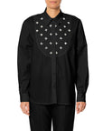 CAMICIA PLASTRON RICAMO