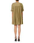 Shantung Mussola Tunic Dress