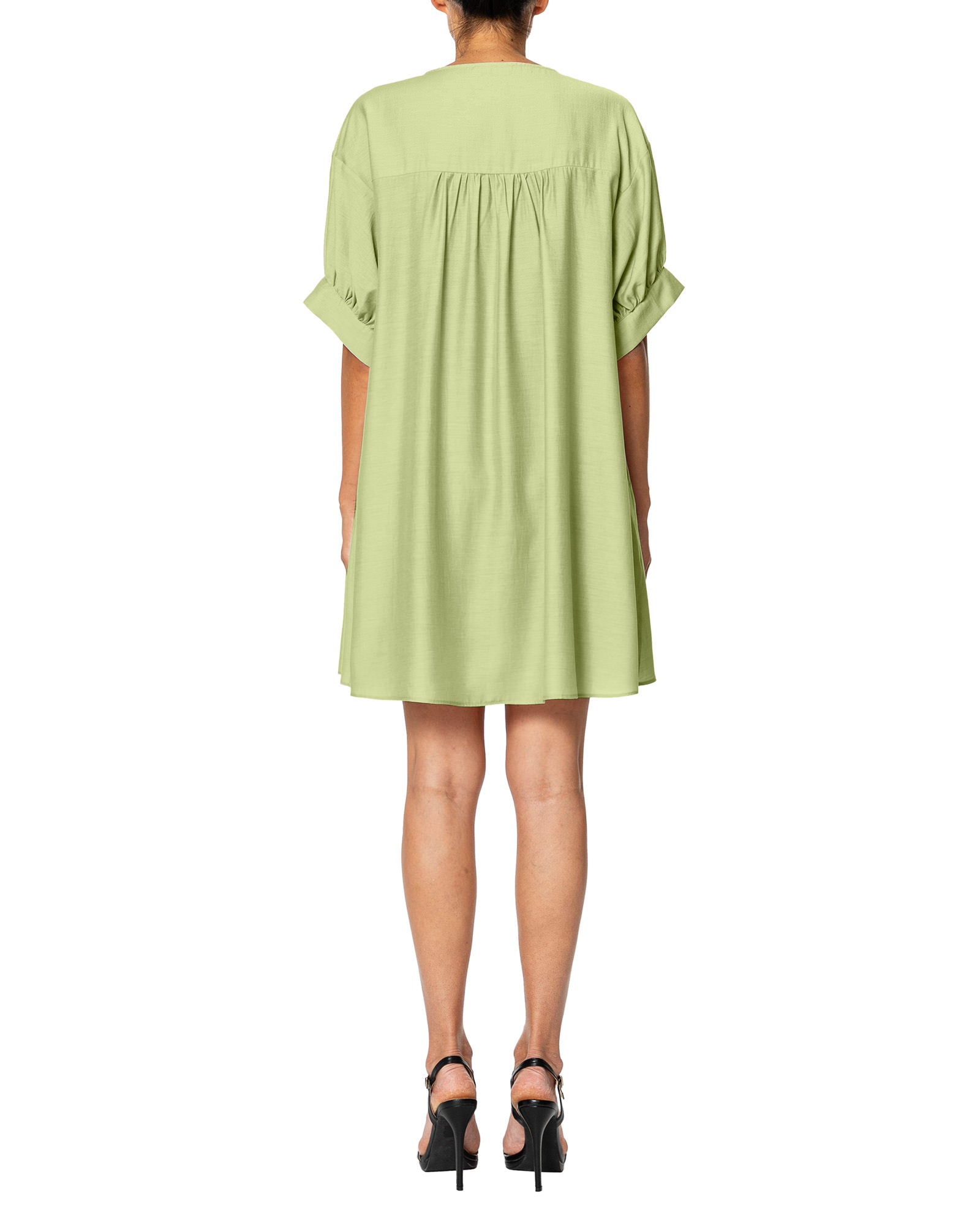 Shantung Mussola Tunic Dress