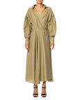 Dress Incrociato Mussola Shantung