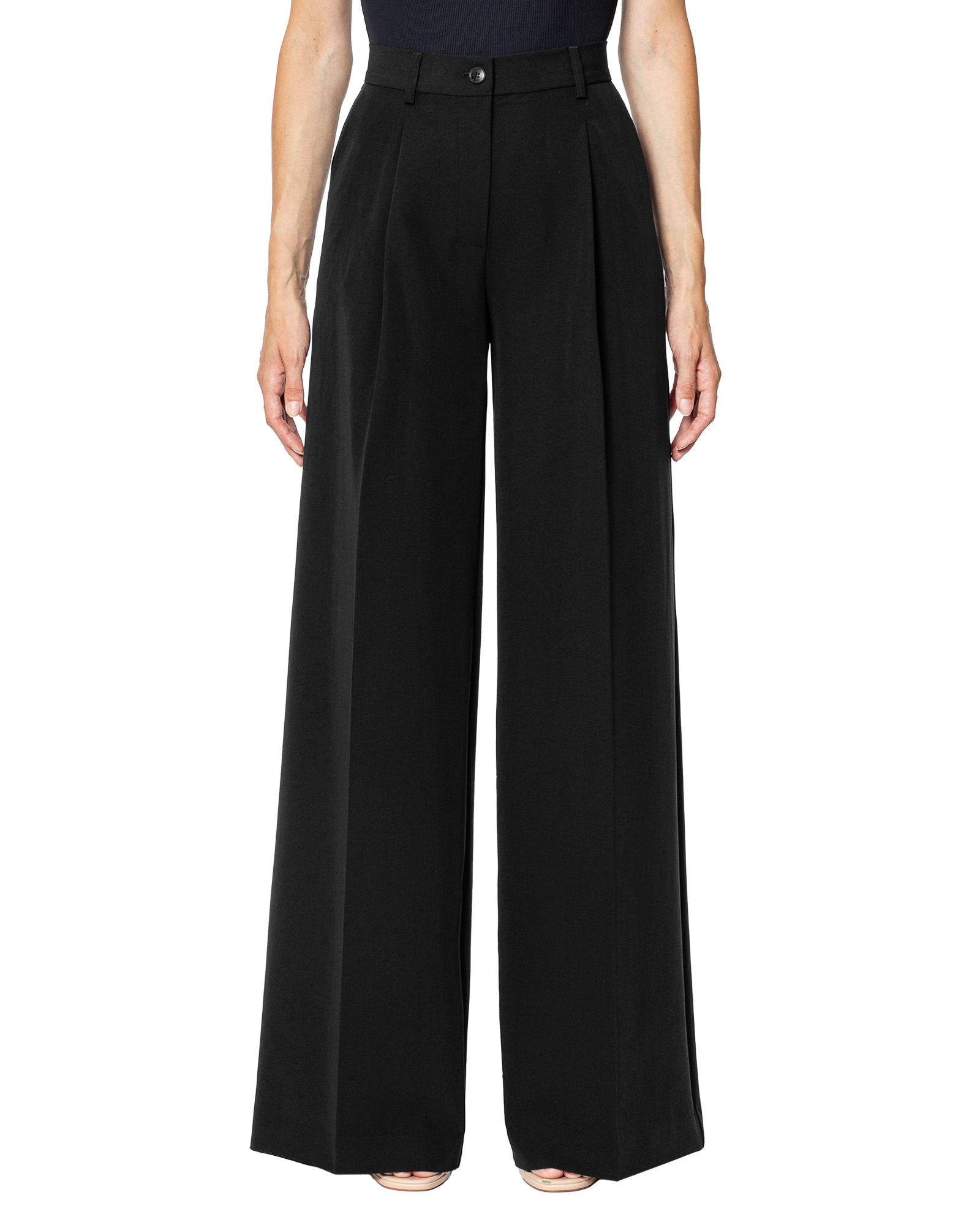 New Basic Pleated Trousers