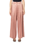 Diagonal Satin Palazzo Trousers