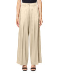 Diagonal Satin Palazzo Trousers