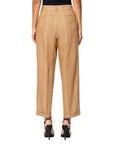 PANTA DRITTO LINO/COTONE GESS