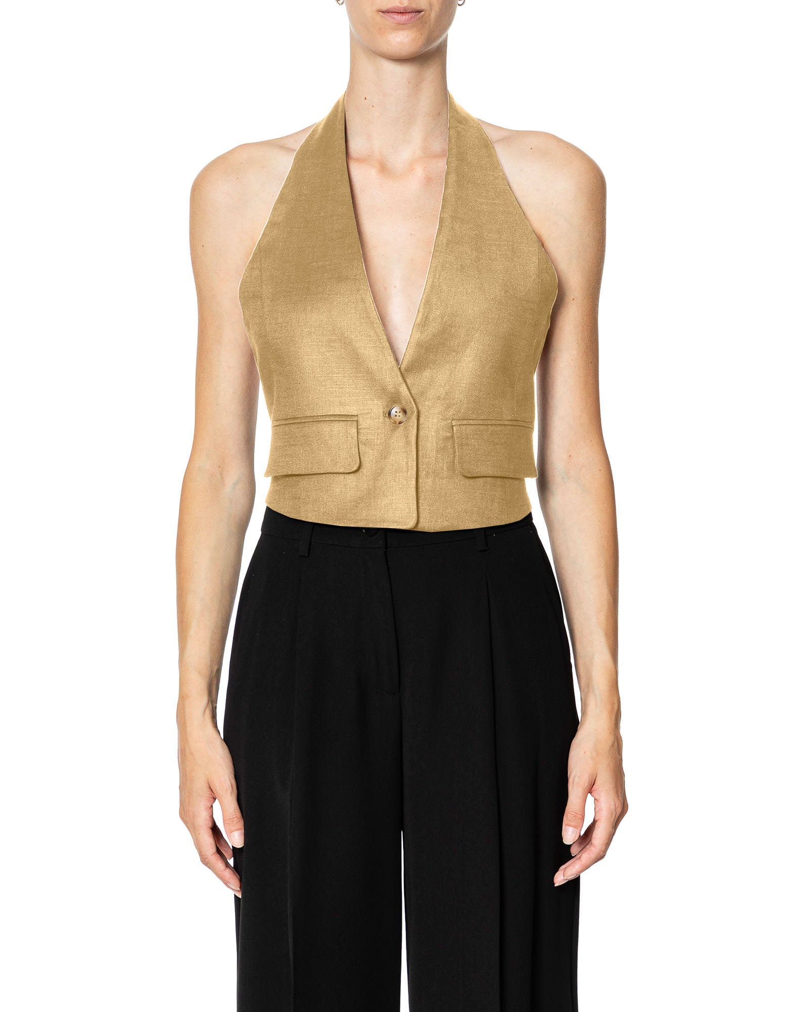 GILET LINO/VISCOSA
