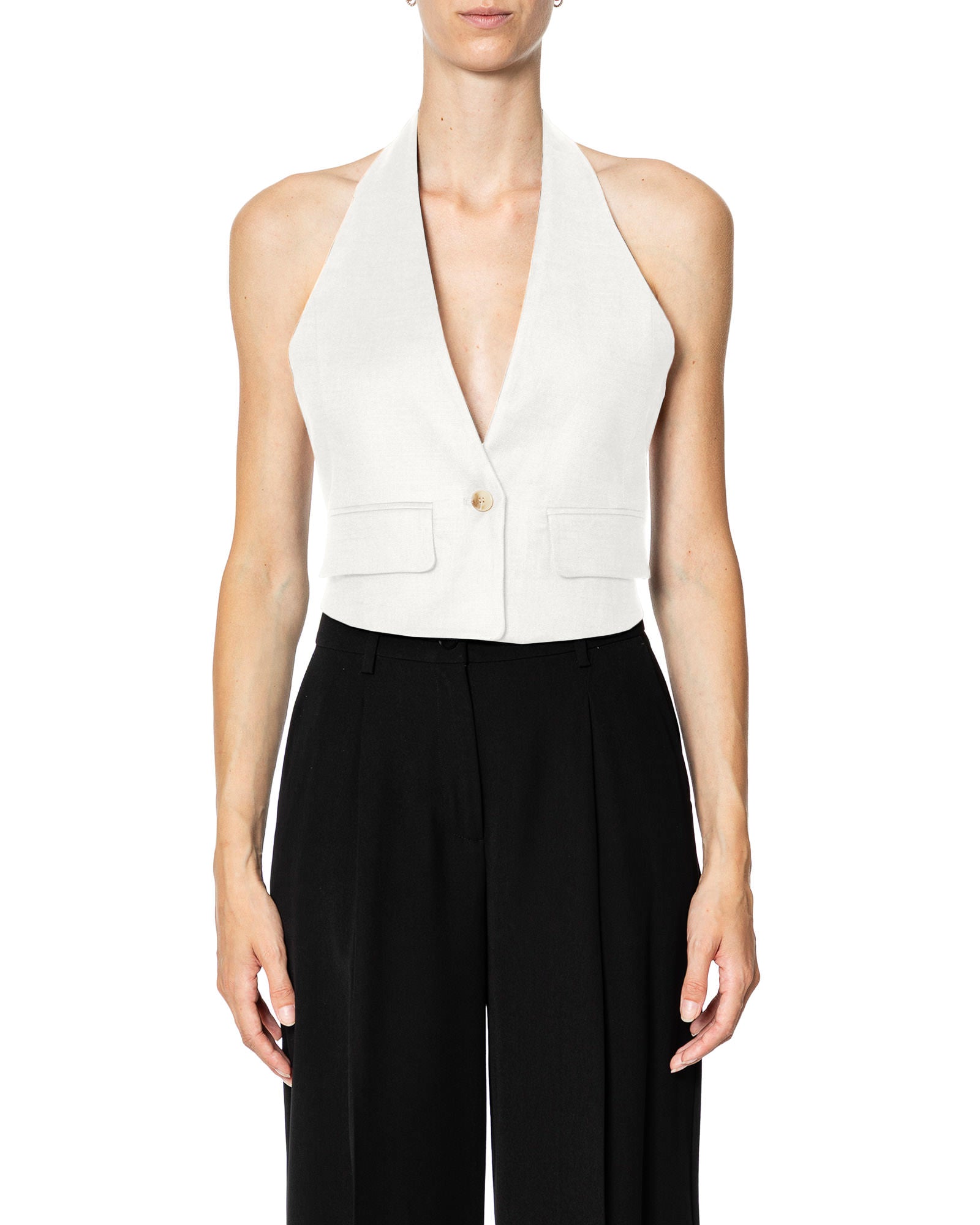 GILET LINO/VISCOSA