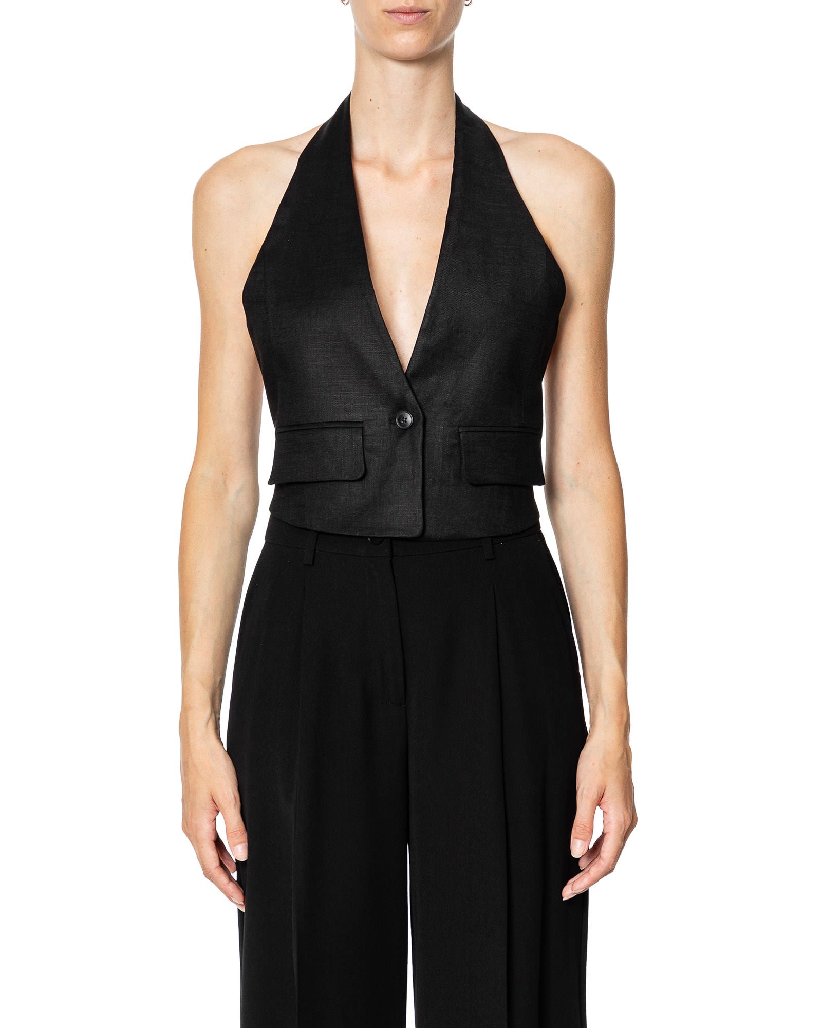 GILET LINO/VISCOSA