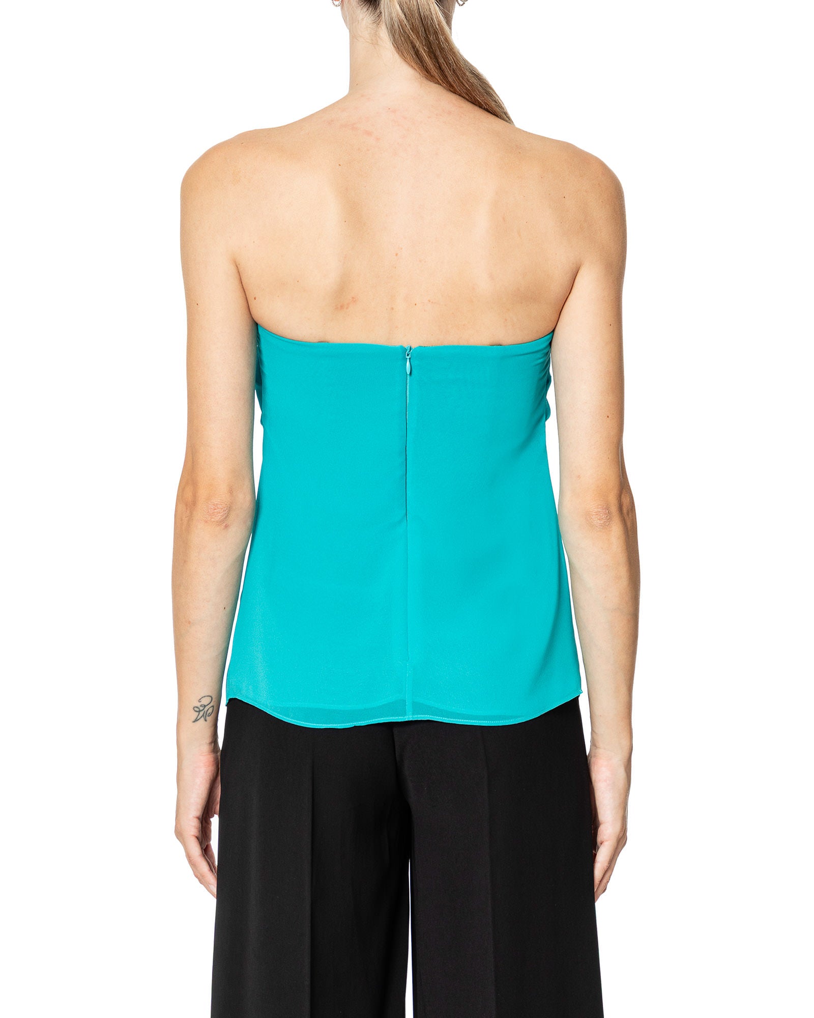 TOP BUSTIER CHIFFON