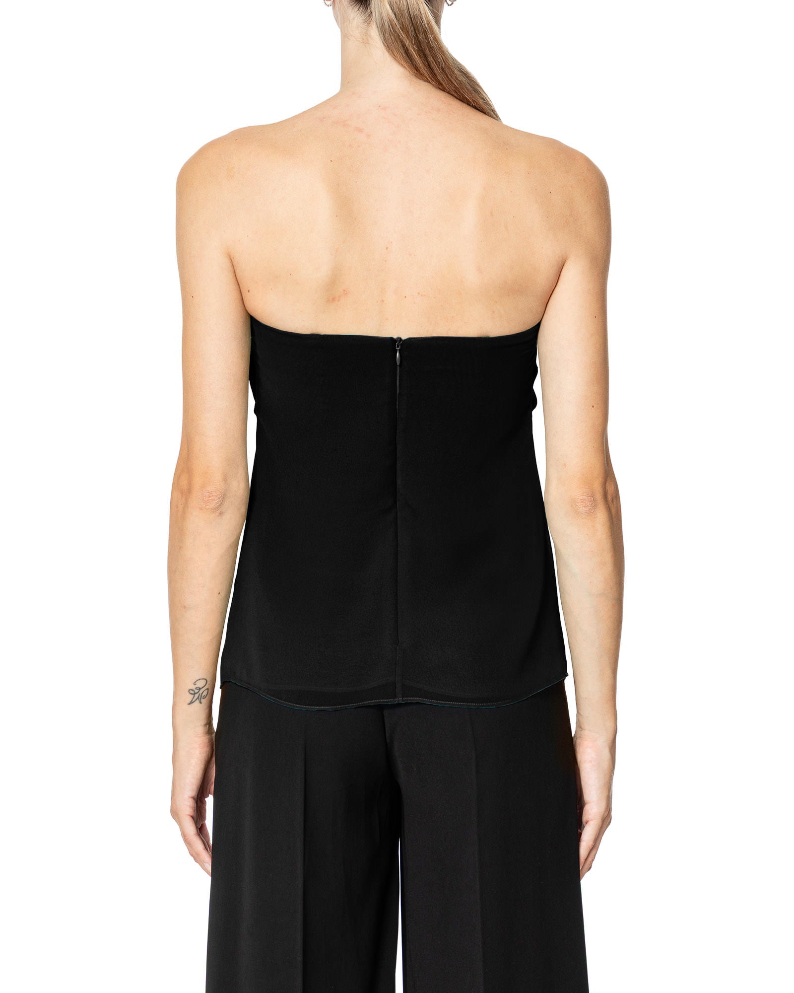 TOP BUSTIER CHIFFON