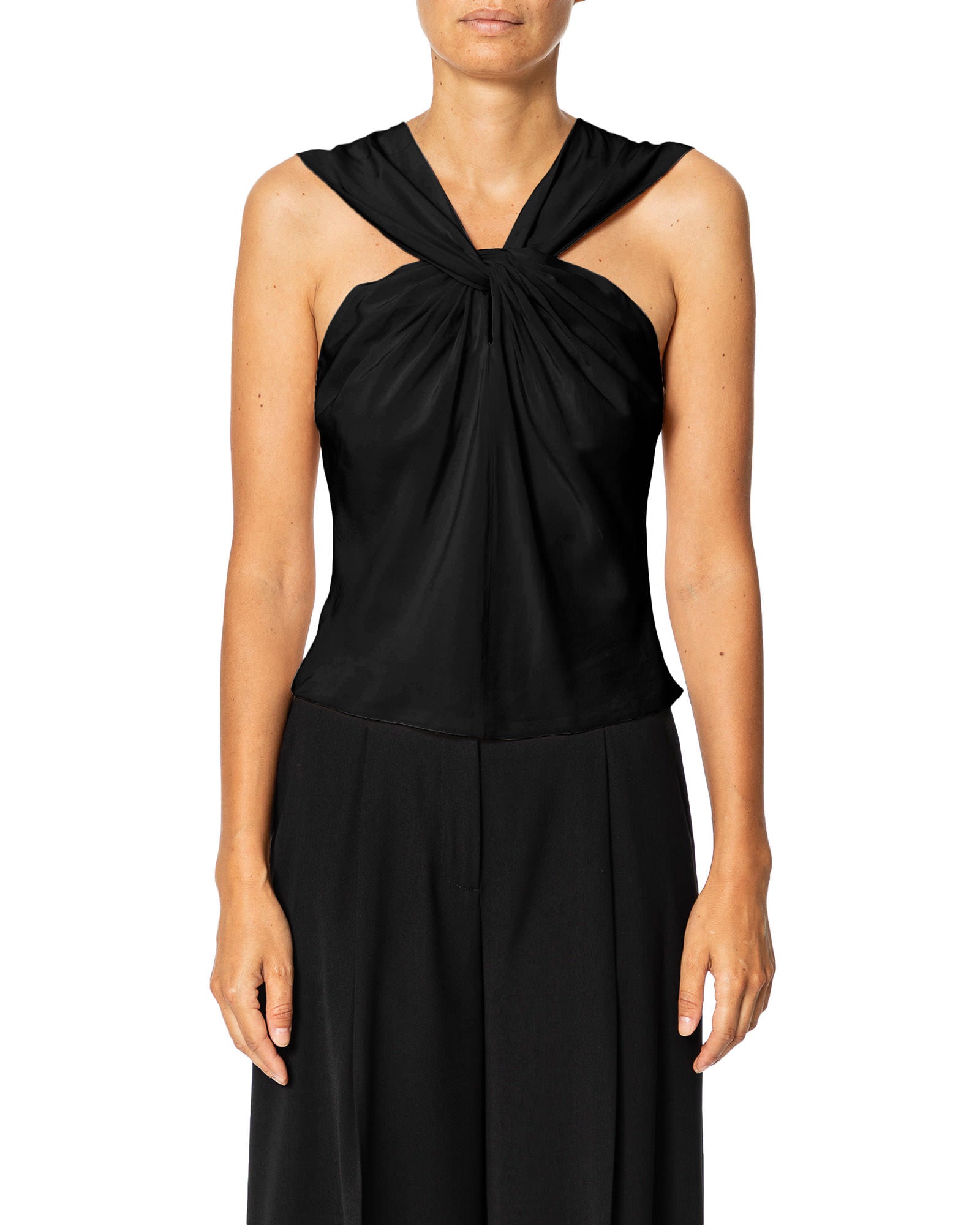 TOP NODO CREPE VISCOSA