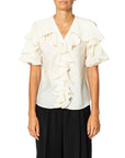 CAMICIA VOLANT MUSSOLA SHANTUNG