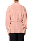 CAMICIA INCROCIATA CREPE VISCOSA