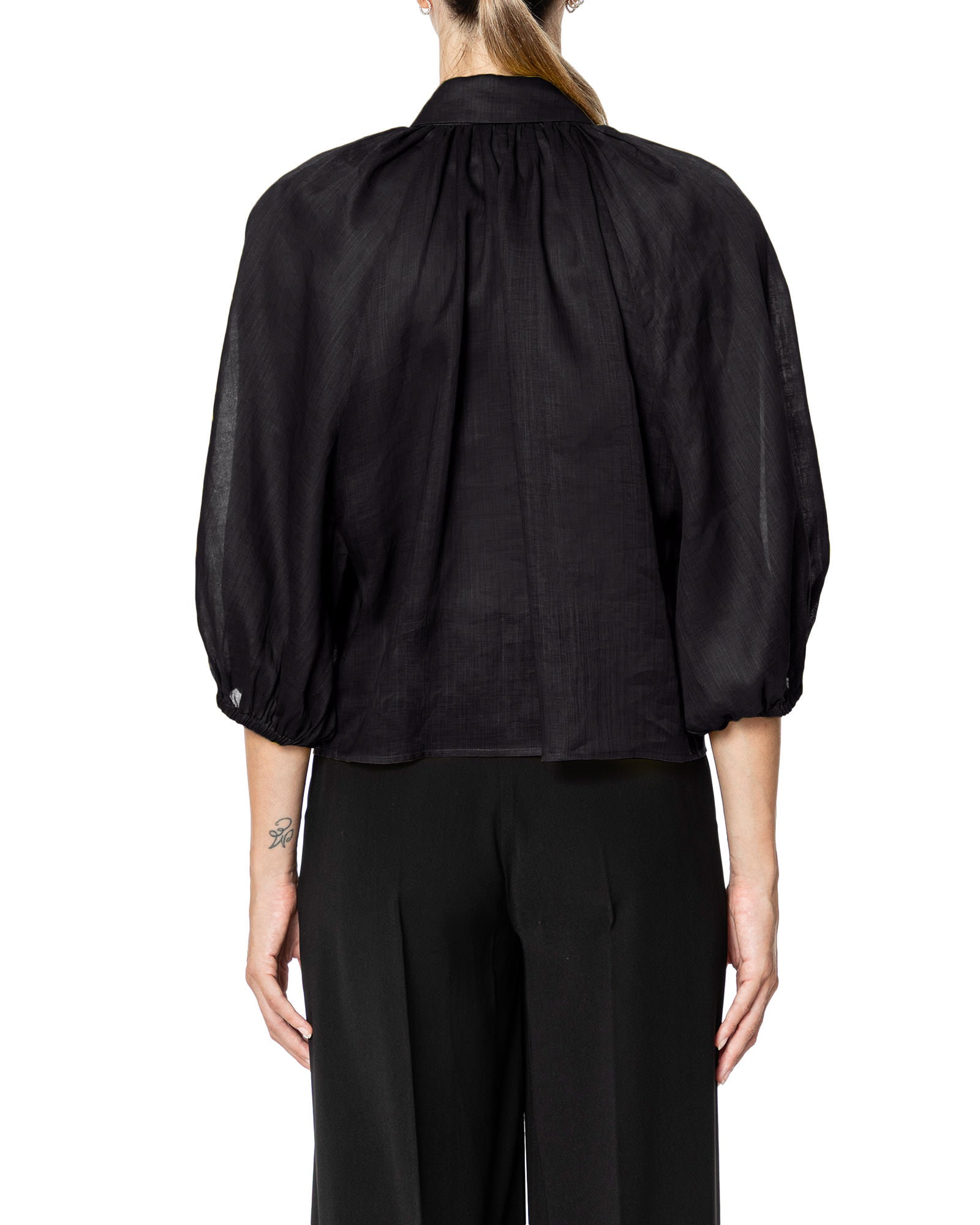 CAMICIA BALOON GARZA DI LINO